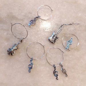 Wine Music Charms